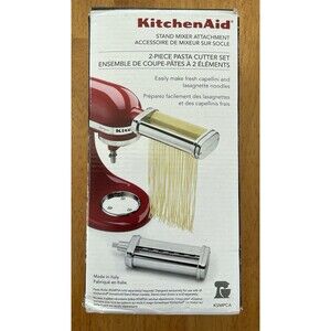 KitchenAid 2-Piece Pasta Cutter Set Stand Mixer Attachment (Model: KSMPCA)